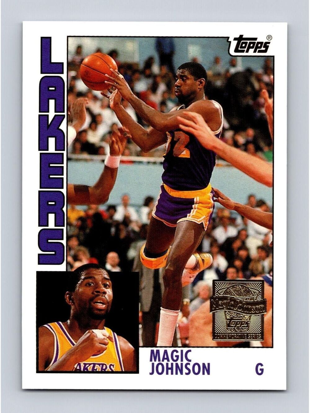 2000-01 Topps #MJ2 Magic Johnson Cards That Never Were Basketball Card